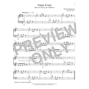 Funny Event, Op. 39, No. 7